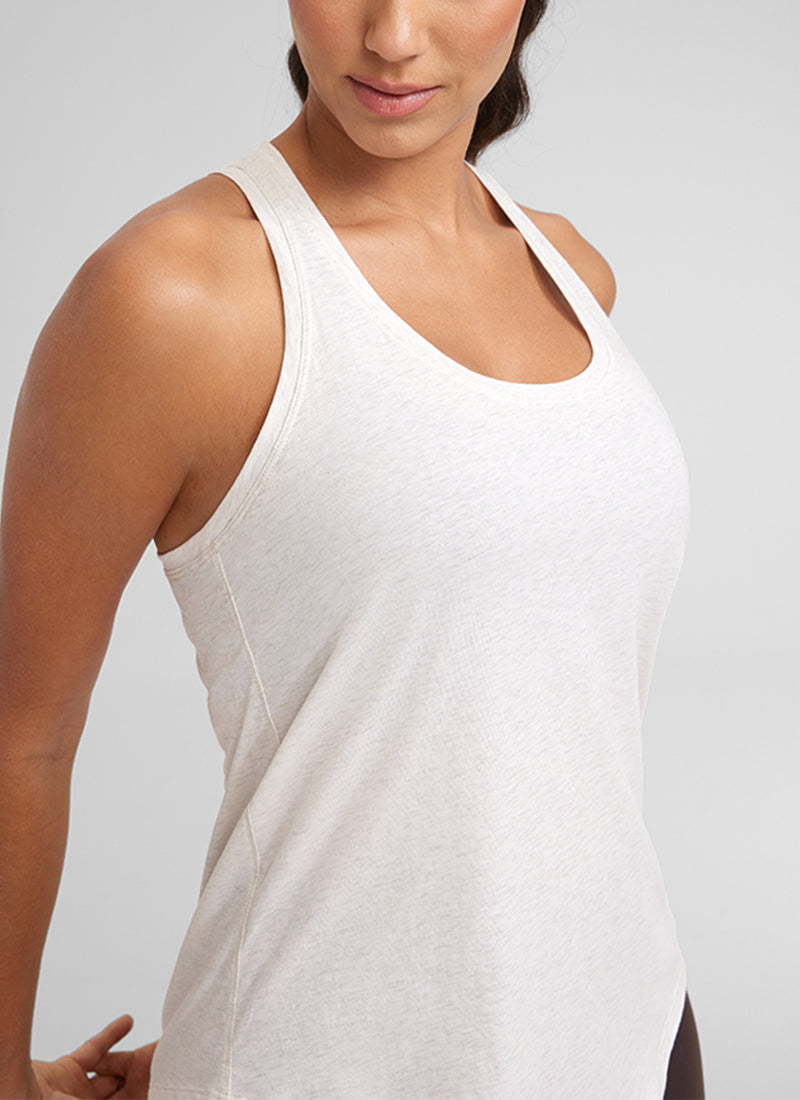 Pima Cotton Hip Length Racerback Tank