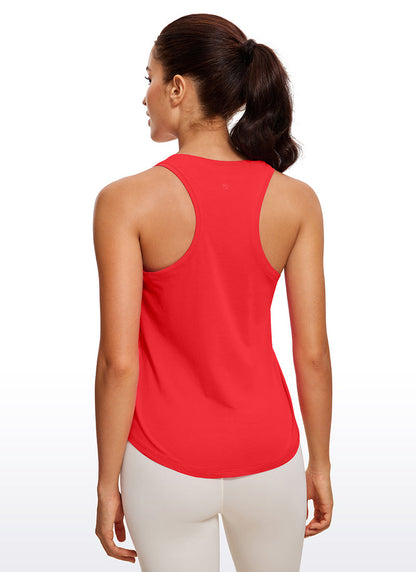 Pima Cotton Hip Length Racerback Tank
