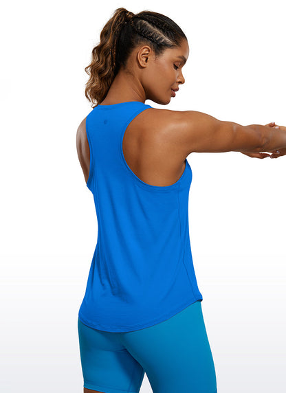 Pima Cotton Hip Length Racerback Tank