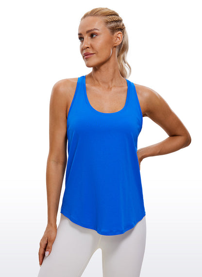 Pima Cotton Hip Length Racerback Tank