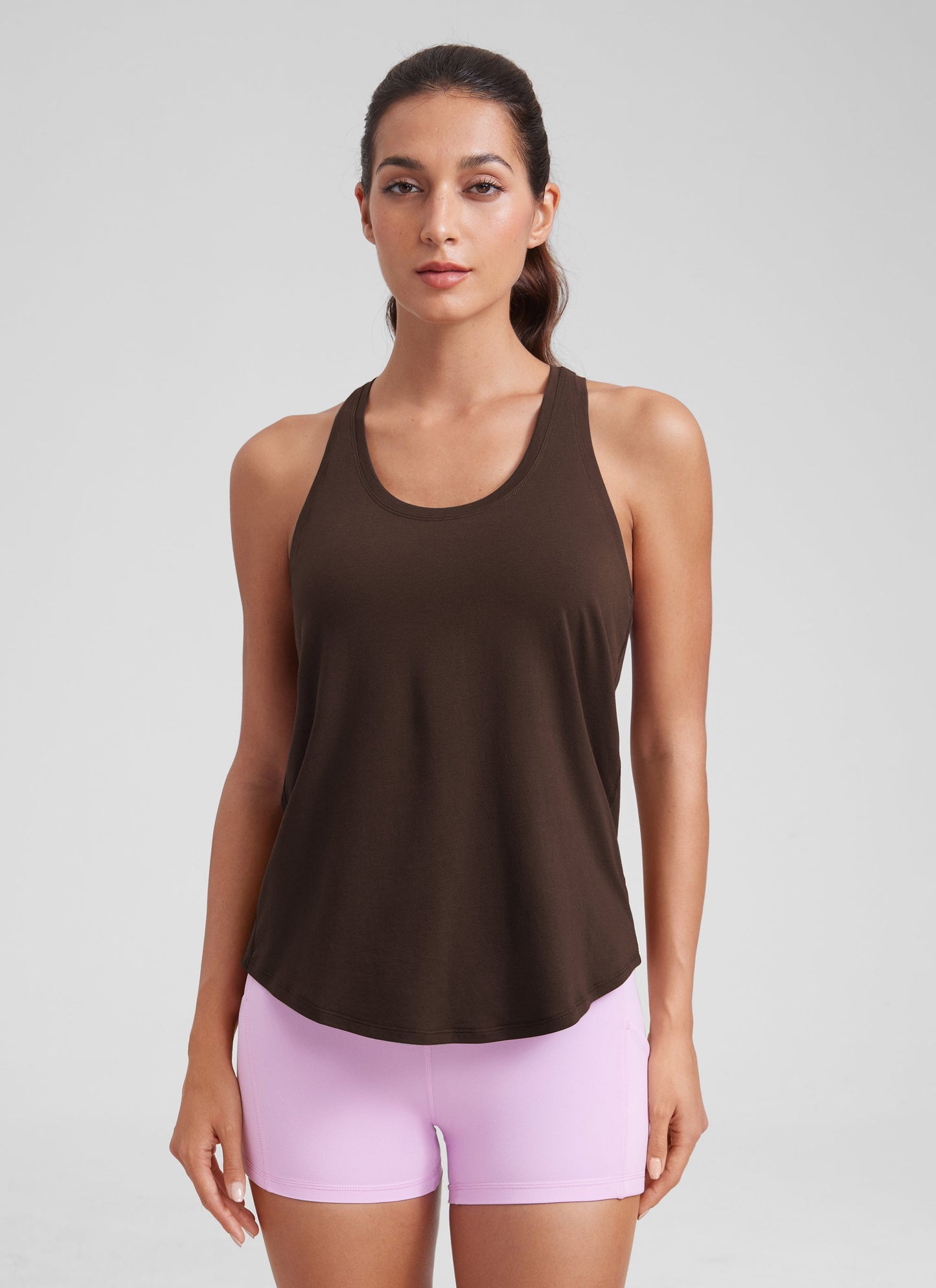 Pima Cotton Hip Length Racerback Tank