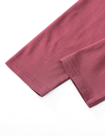 Pima Cotton Boat Neck Long Sleeve