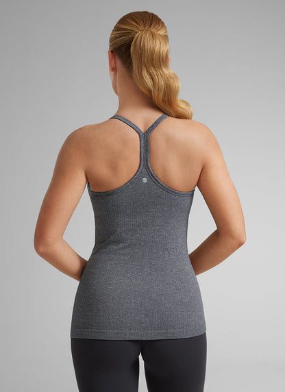 Speedy Seamless Built in Bra  Y back Tank