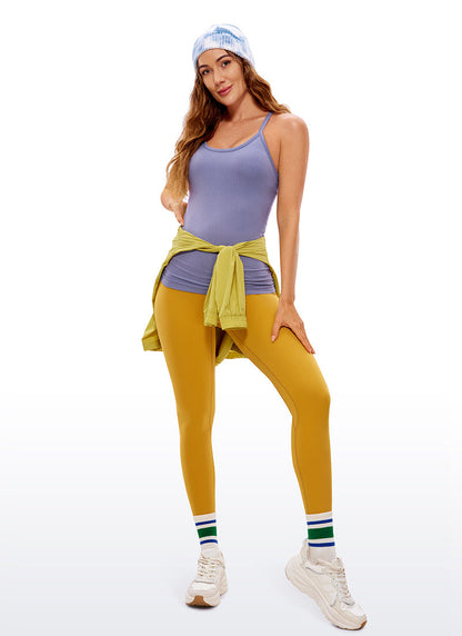 Speedy Seamless Built in Bra Pure color Tank