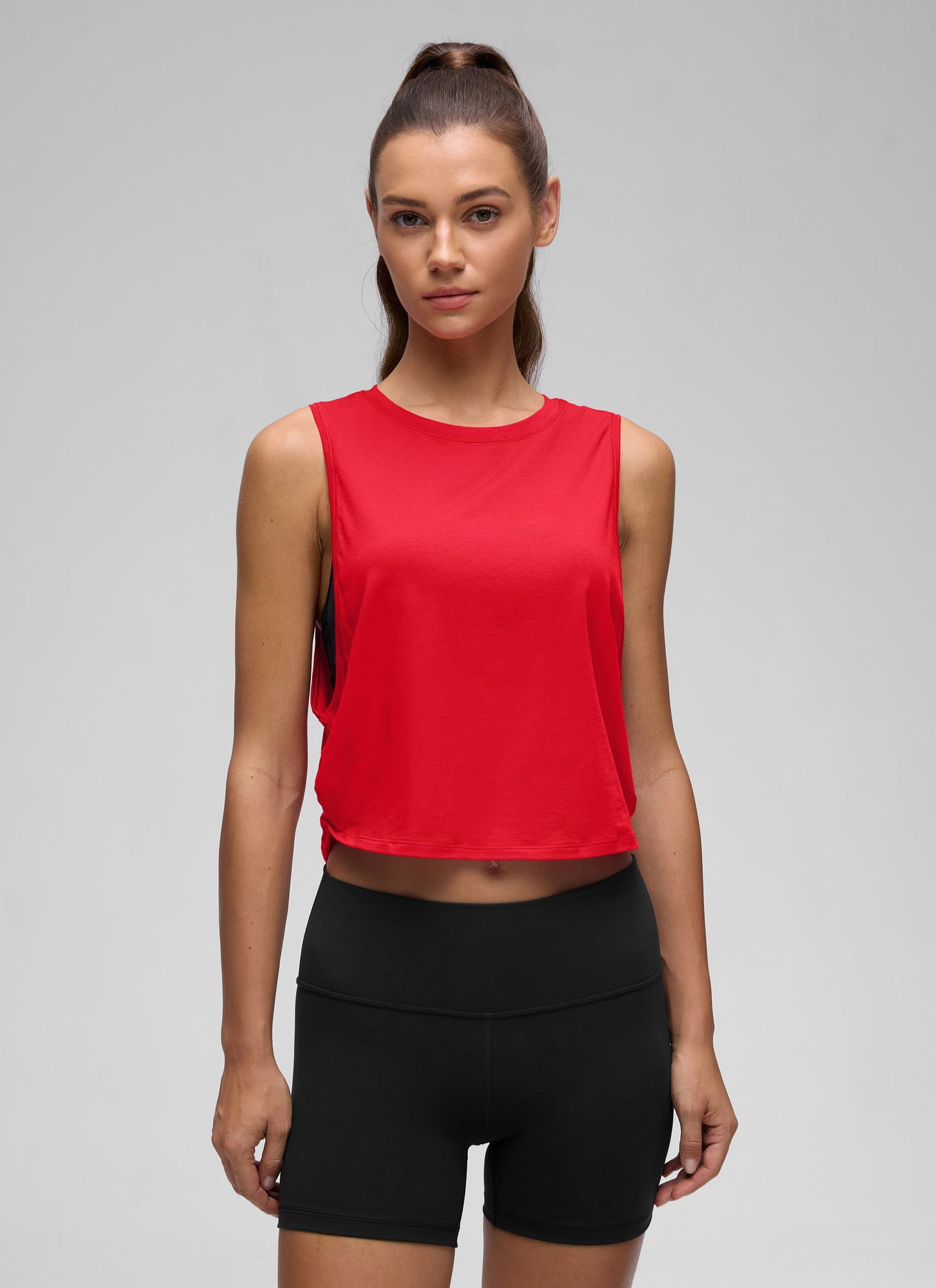 Pima Cotton Crop Deep Armhole Tank