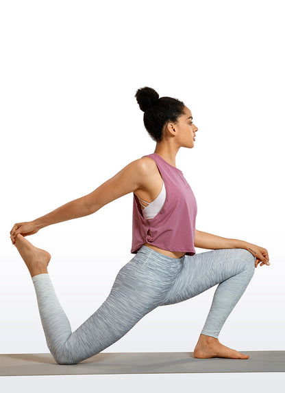 Pima Cotton Crop Deep Armhole Tank