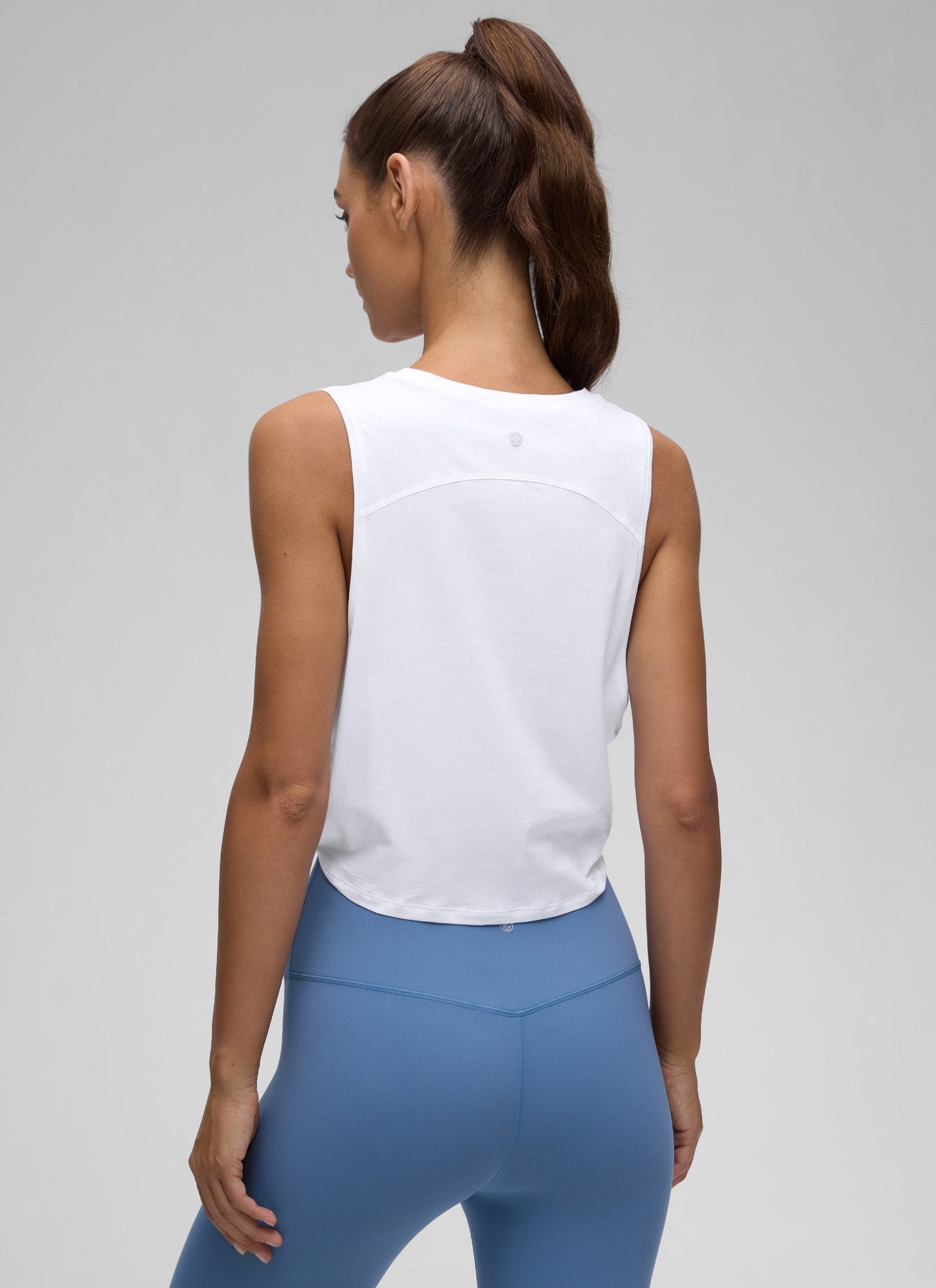 Pima Cotton Crop Deep Armhole Tank