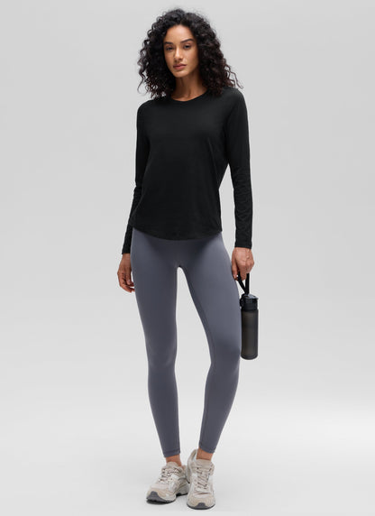 Pima Cotton Workout Long Sleeve