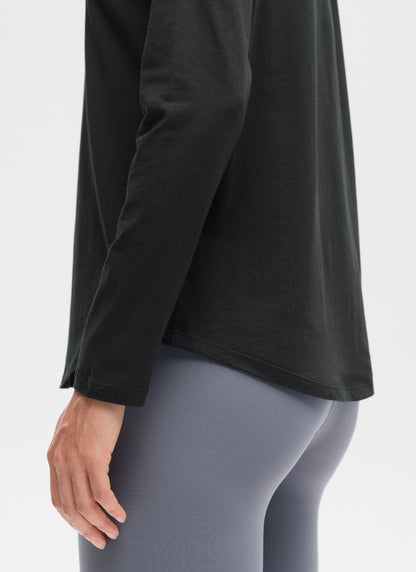 Pima Cotton Workout Long Sleeve