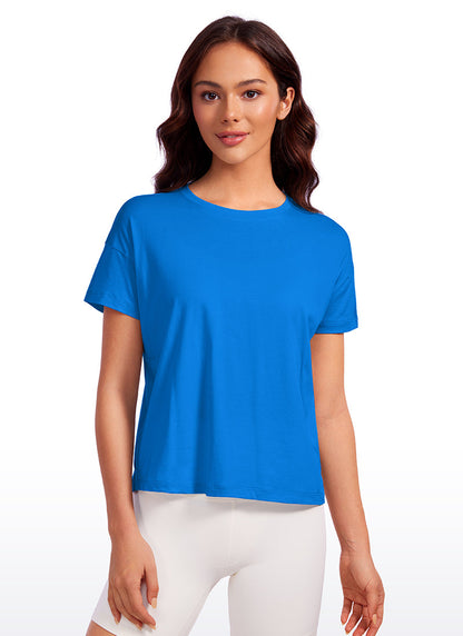 Pima Cotton Loose Fit Short Sleeve