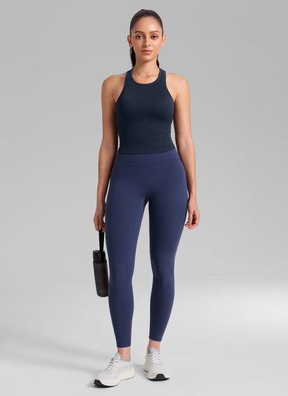Seamless Ribbed Racerback Crop Tank