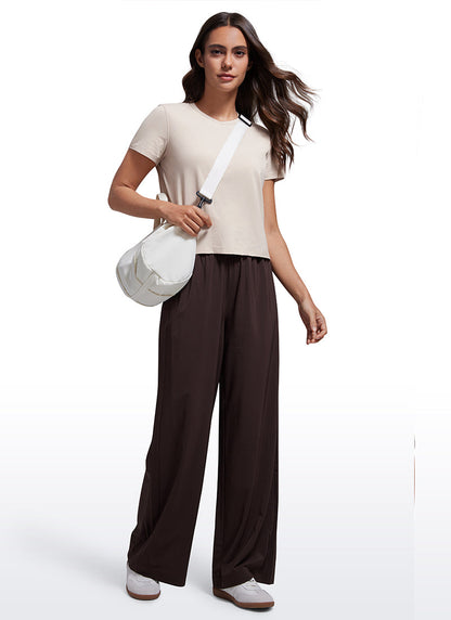 Pima Cotton Classic-Fit Cropped Short Sleeve