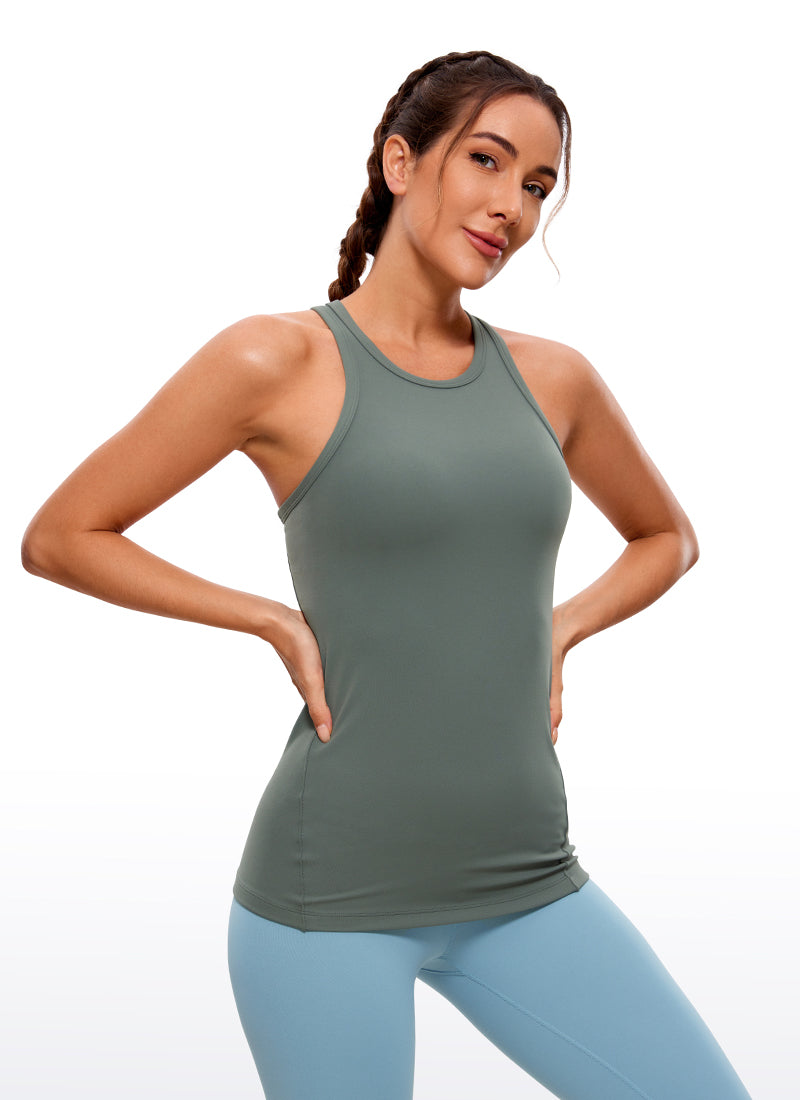 Butterluxe Hip Length Racerback Tank