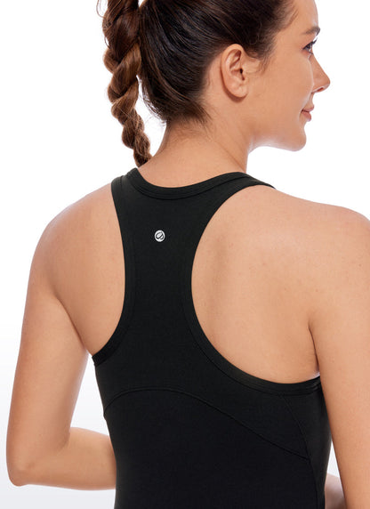 Butterluxe Waist Length  Racerback Tank