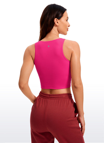 Butterluxe Cropped Wide Back Tank