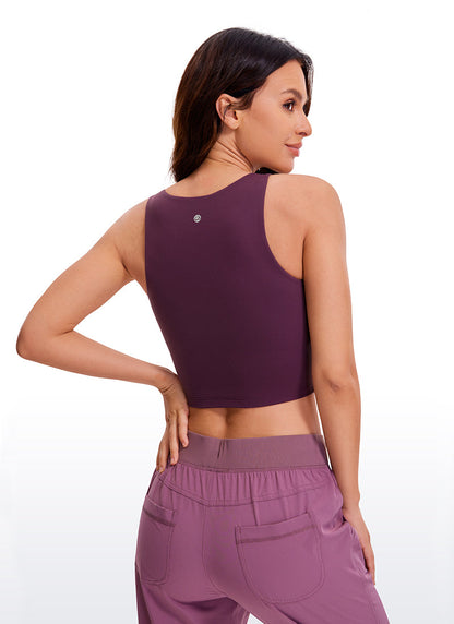 Butterluxe Cropped Wide Back Tank