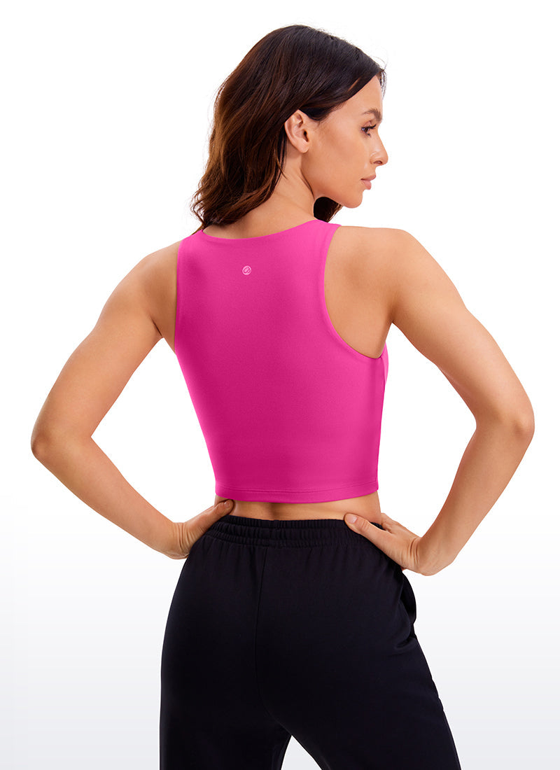 Butterluxe Cropped Wide Back Tank