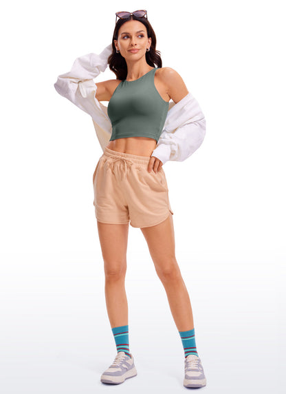 Butterluxe Cropped Wide Back Tank