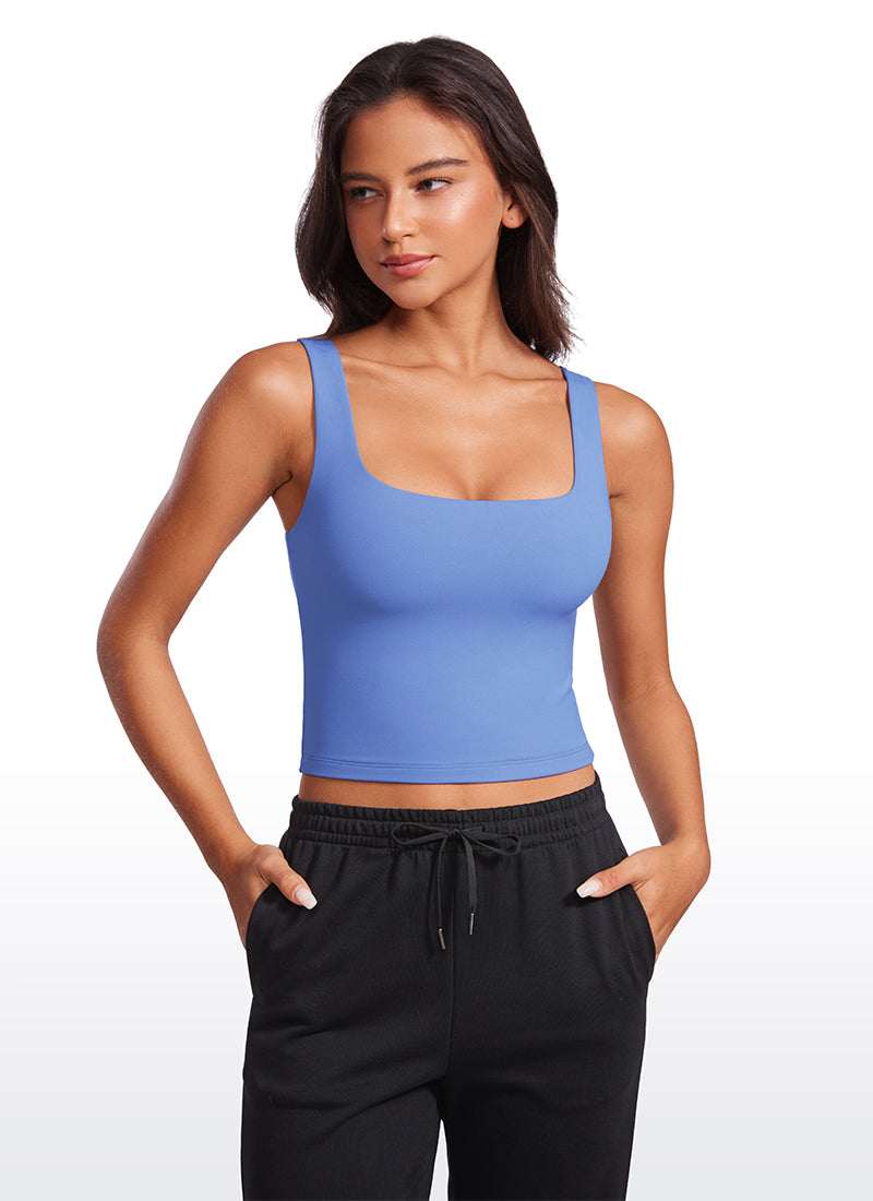 Butterluxe Double Lined Square Neck Tank