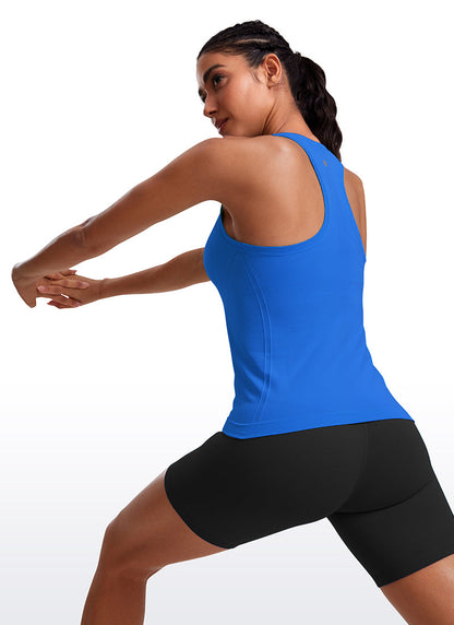 Seamless Crewneck Racerback Tank