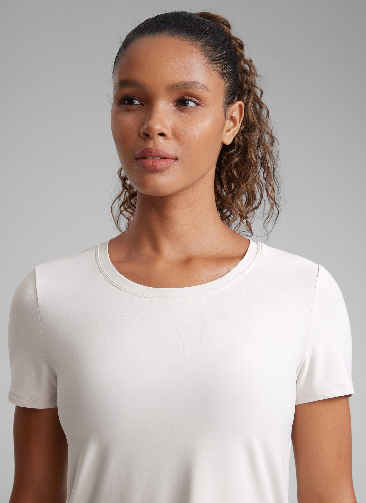 Cloudweight Crewneck Side Slit Short Sleeve