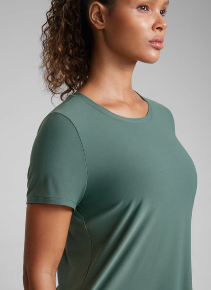 Cloudweight Crewneck Side Slit Short Sleeve