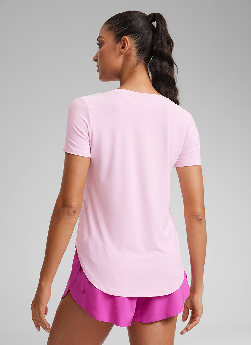 Cloudweight Crewneck Side Slit Short Sleeve