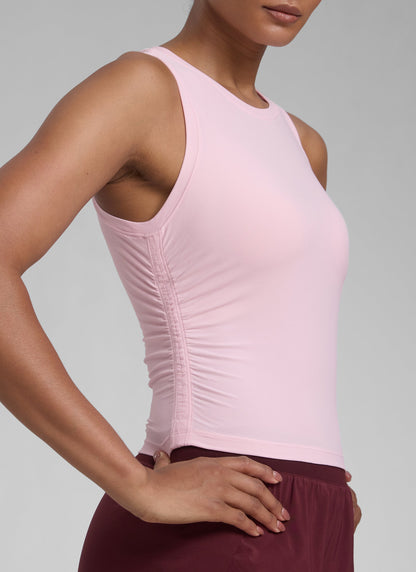 Cloudweight High Neck Ruched Tank