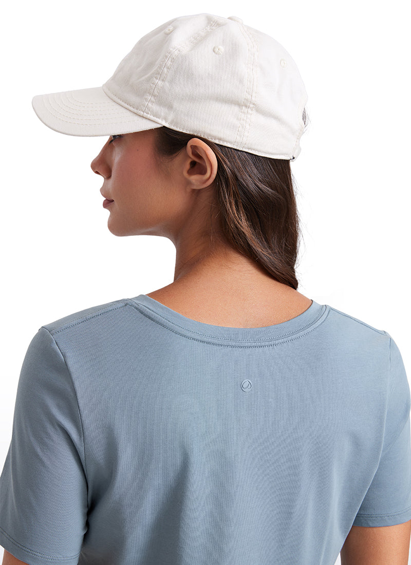 Pima Cotton Pro V Neck Short Sleeve