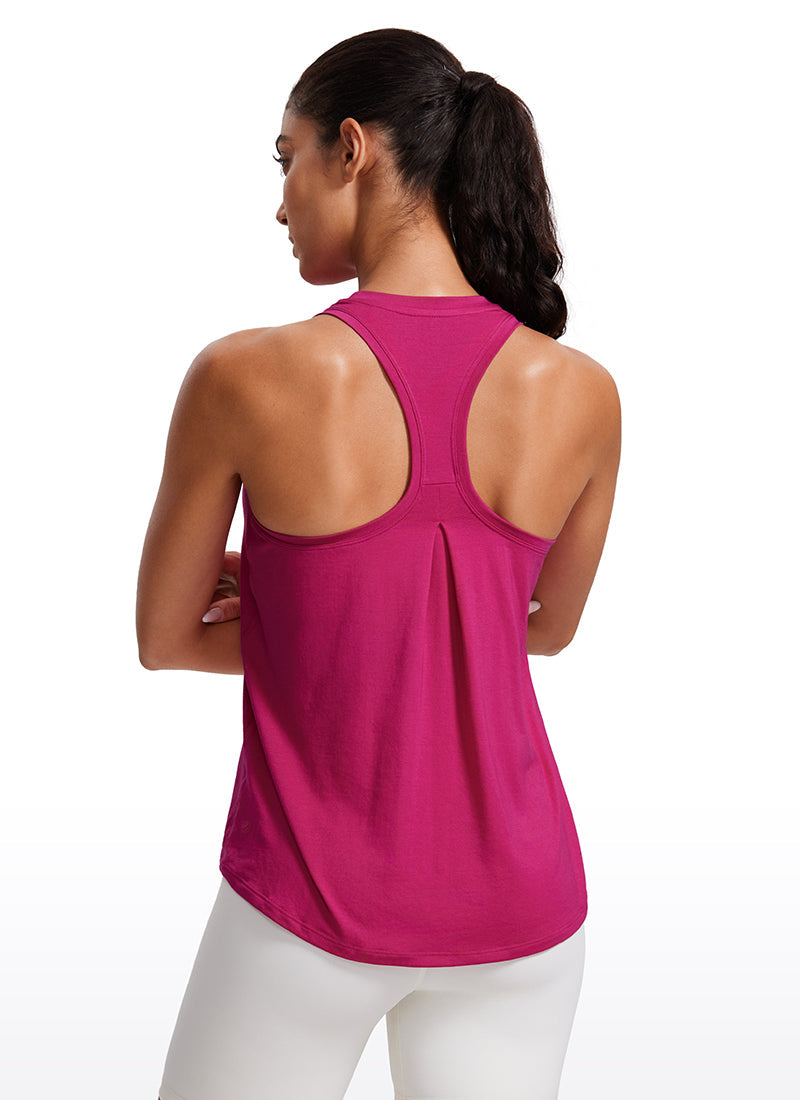 Racerback Casual Sleeveless Tank