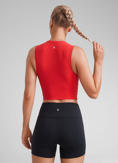 Butterluxe Soft Double Lined High Neck Tank