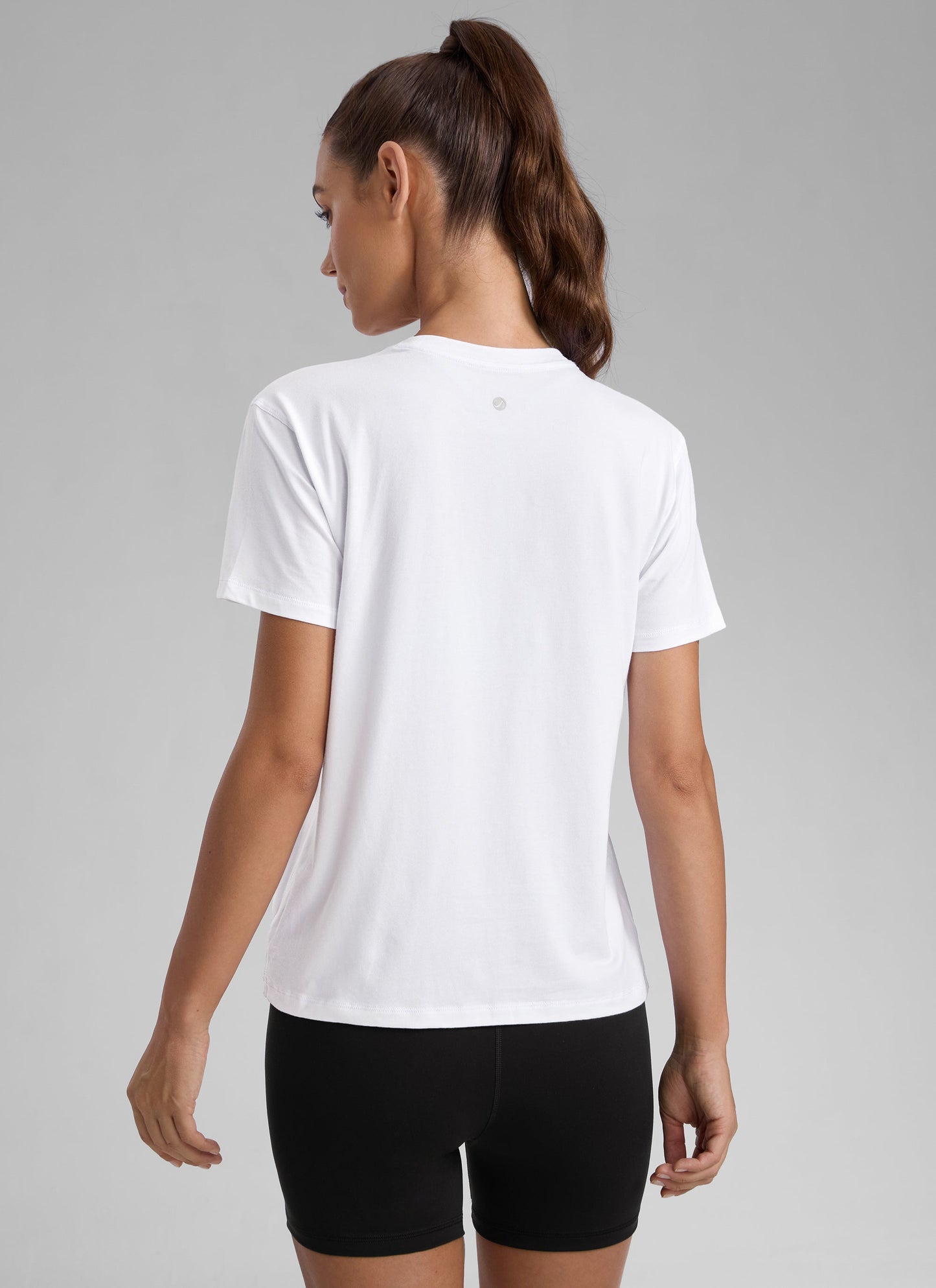 Poly Cotton-Blend Short Sleeves