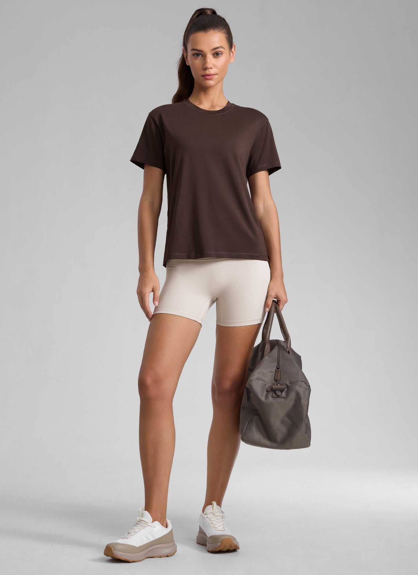 Poly Cotton-Blend Short Sleeves