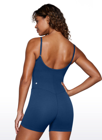 Butterluxe Thin Strap Short Bodysuit 4''