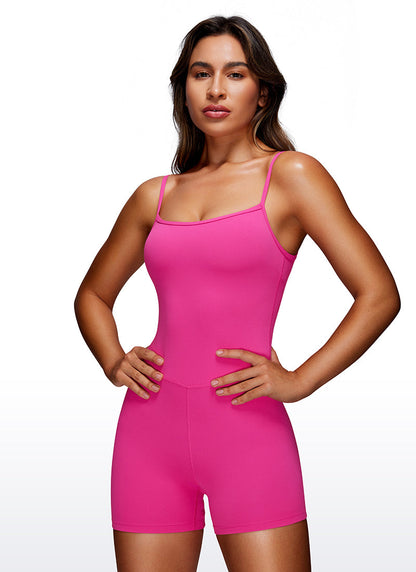 Butterluxe Thin Strap Short Bodysuit 4''