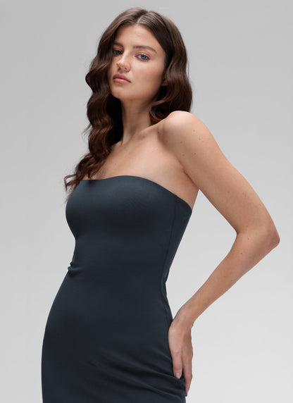 Butterluxe Strapless Bodycon Midi Dress