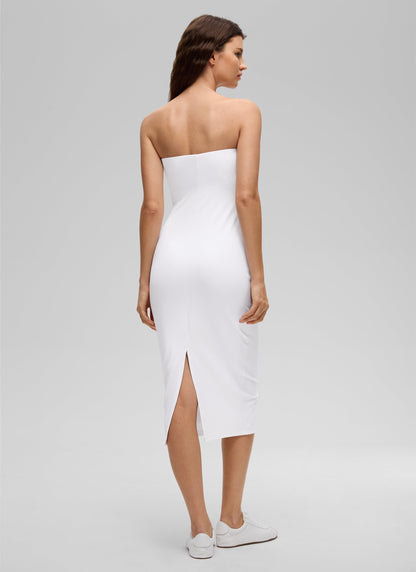 Butterluxe Strapless Bodycon Midi Dress