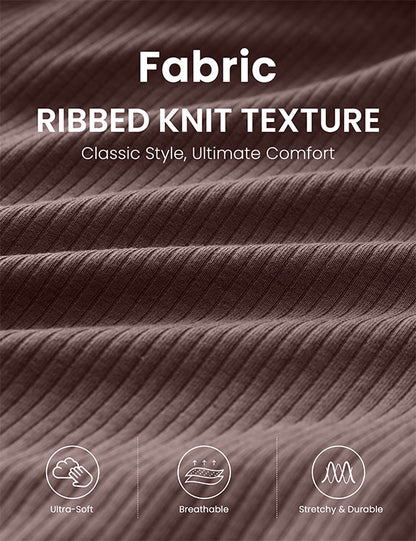 Ribbed High Rise Sweat Short 3''