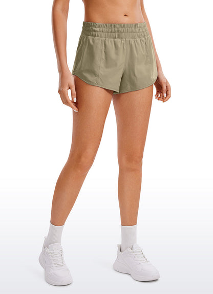 Feathery-Fit Soft Liner Zip Pocket Short 2.5''