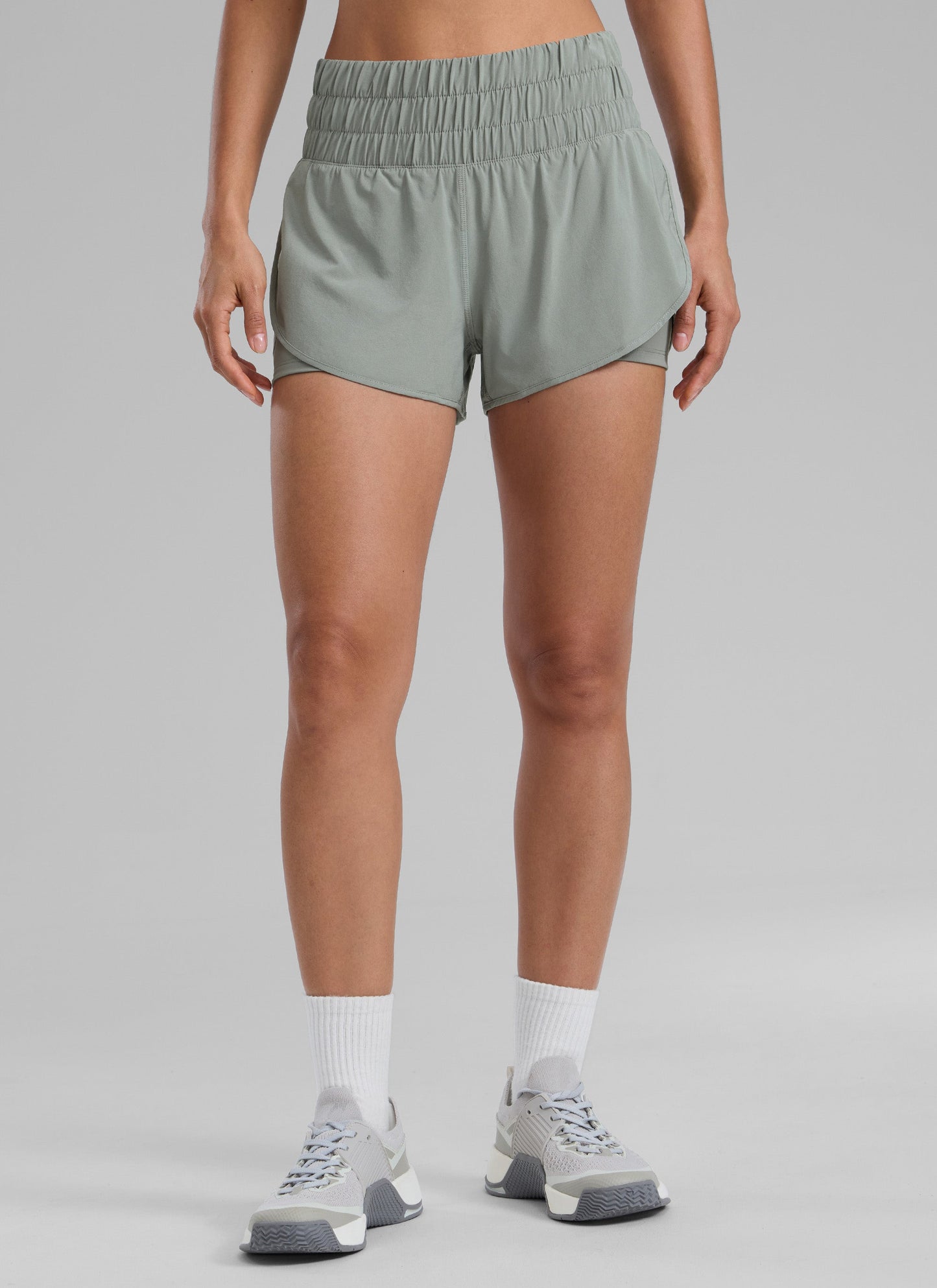 Feathery-Fit Soft  2 in 1 High Rise Short 3''