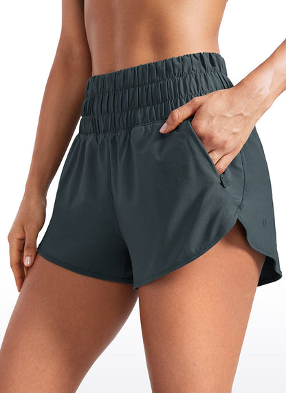Feathery-Fit Soft Pocket High Rise Short 3''