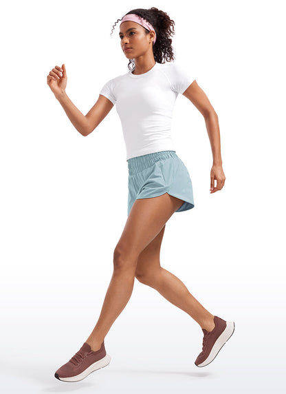 Feathery-Fit Soft Pocket High Rise Short 3''