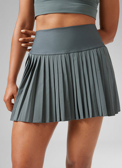 Feathery-Fit Soft Pleat High Rise Skirt 14''