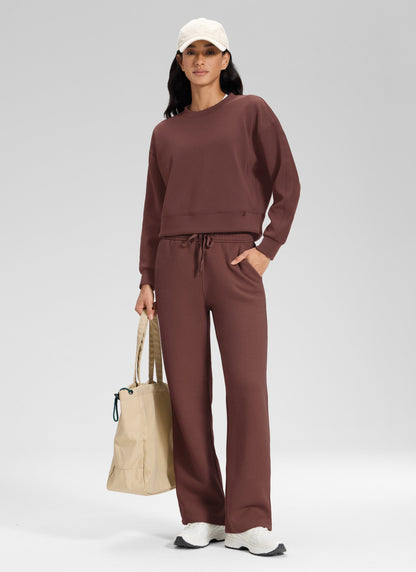 Fleece Lined Straight Leg Sweatpant 30''