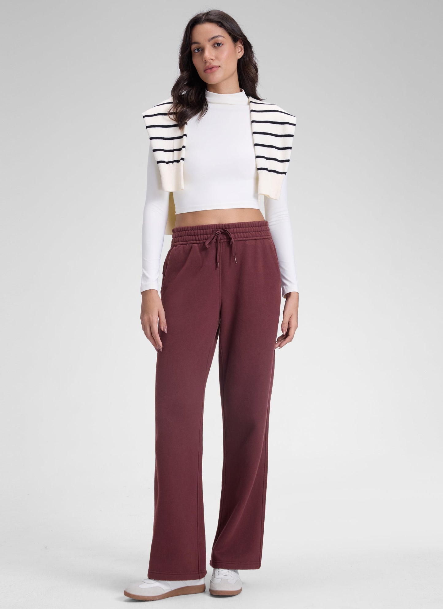 Fleece Lined Straight Leg Sweatpant 30''