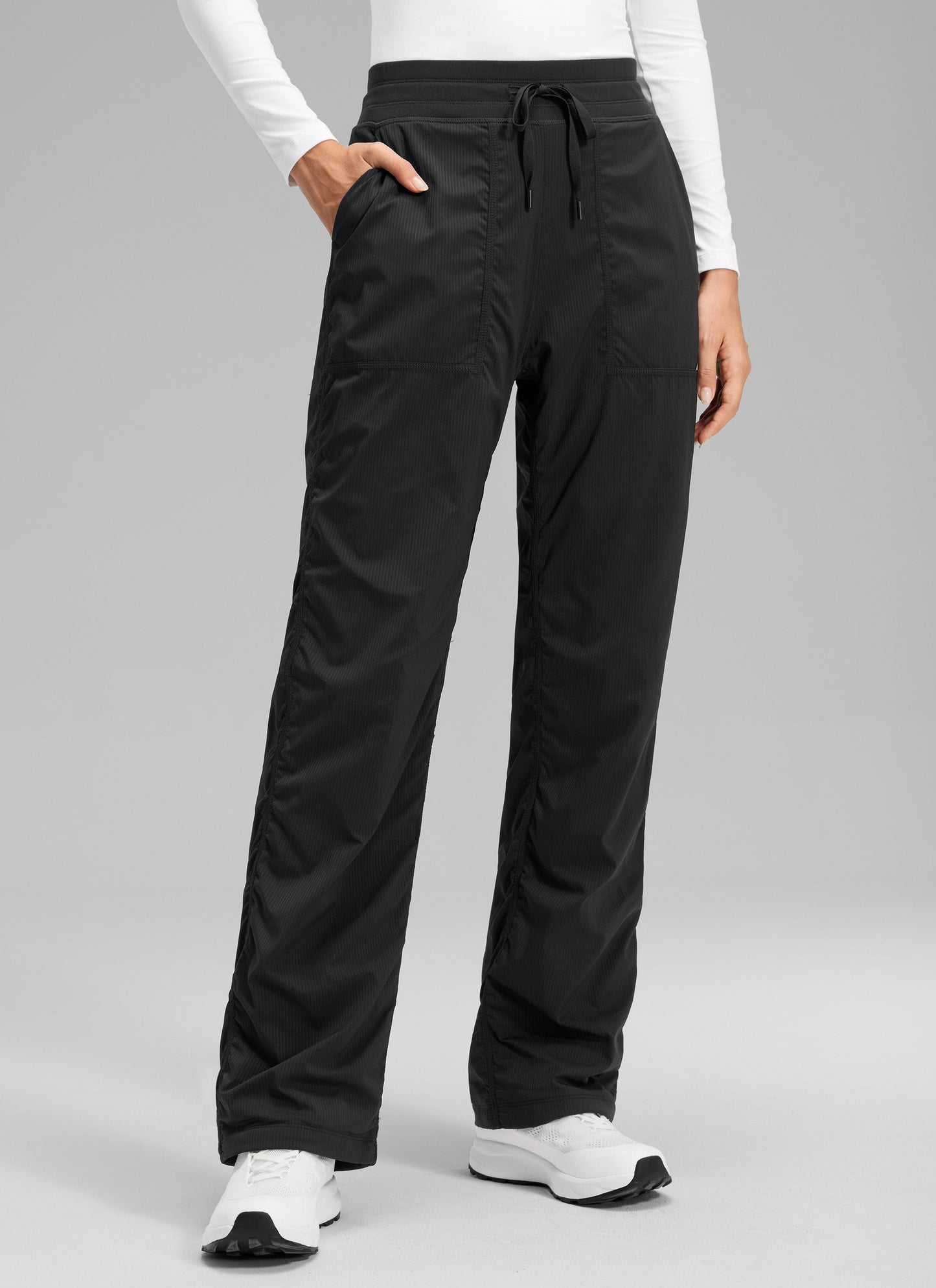 Fleece Lined Straight Leg Pocket Pant 30"