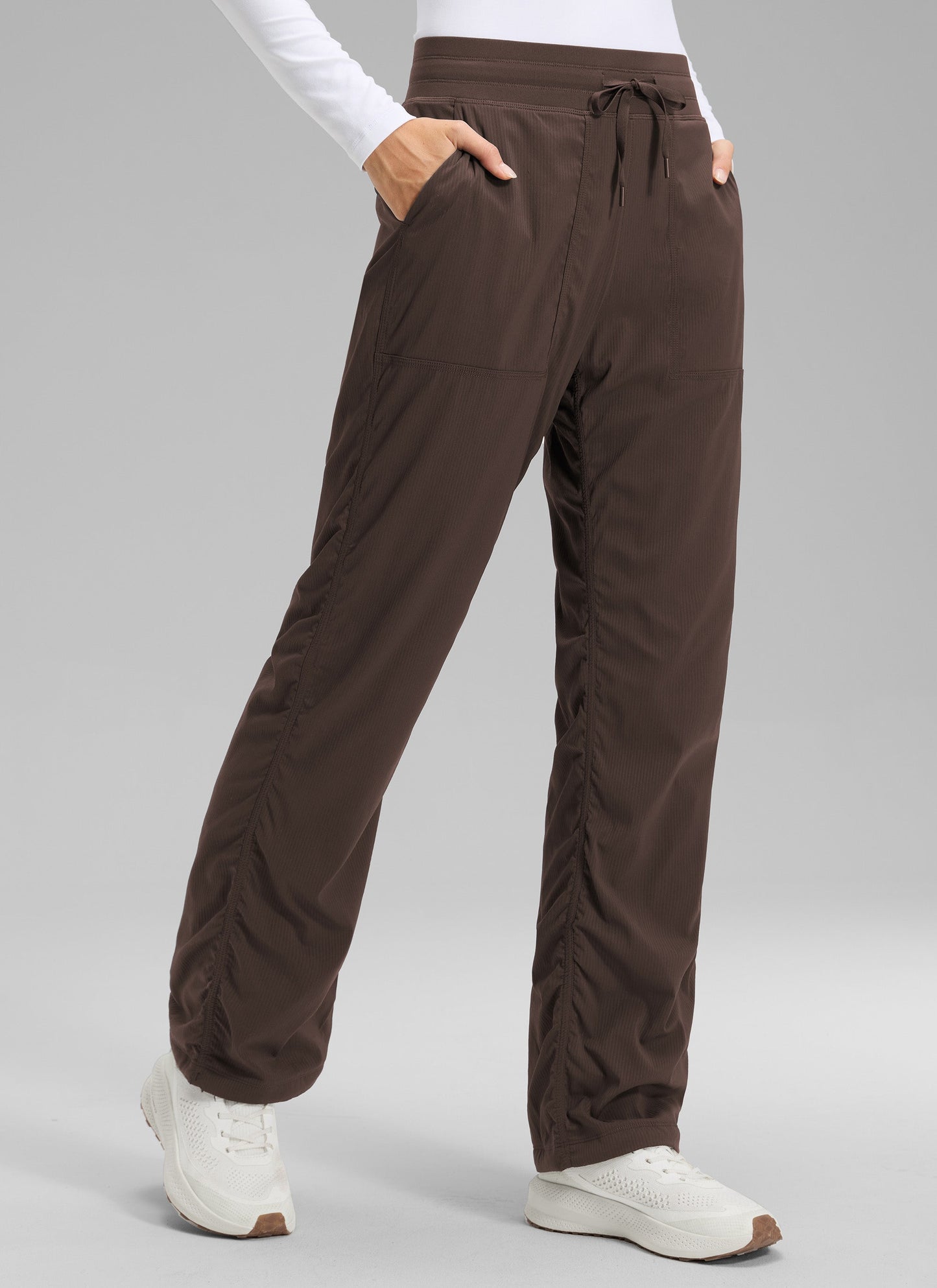 Fleece Lined Straight Leg Pocket Pant 30"