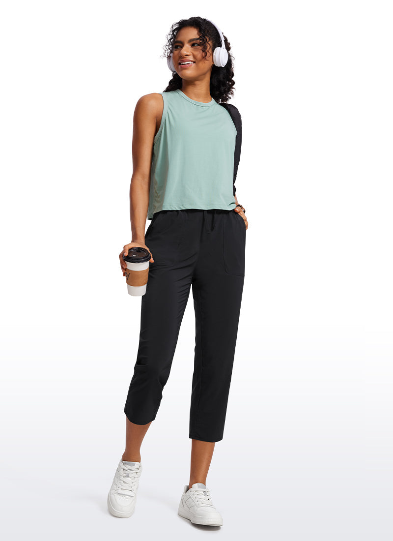 Feathery-Fit Soft Crop Pocket Pant 23''