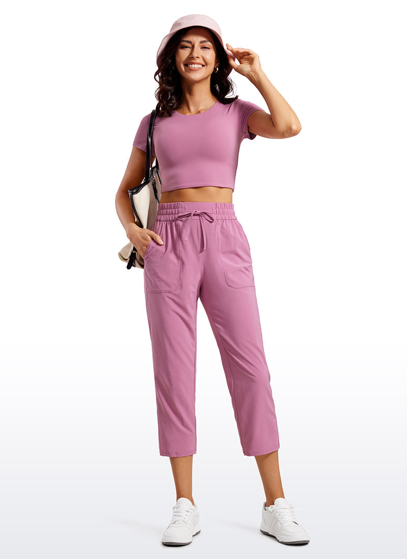 Feathery-Fit Soft Crop Pocket Pant 23''