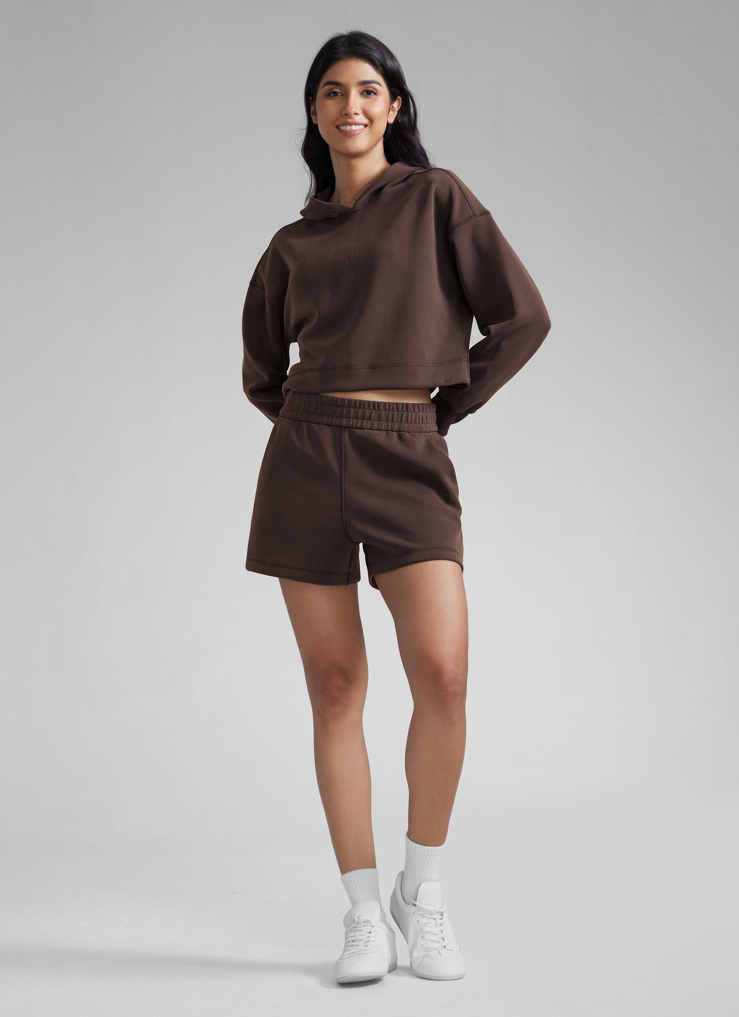 SoftAura Drawstring Pocket Sweat Short 4”